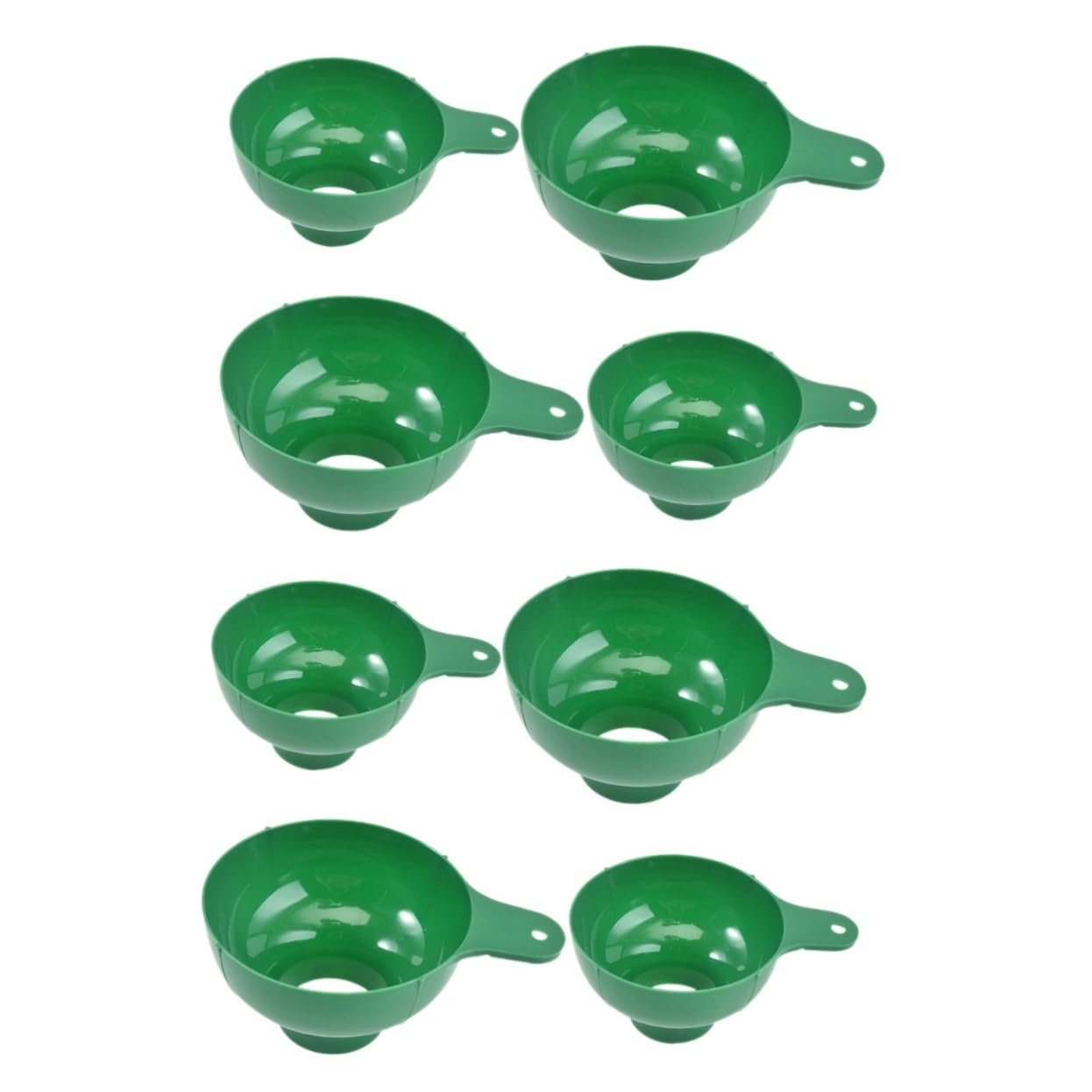 IMIKEYA 2 Set Imbuto Imbuti Dell'olio Imbuti Per Riempire Bottiglie Da Cucina in Plastica Per Riempire Le Bottiglie Accessori Da Cucina Pp Green 4 Pezzi * 2
