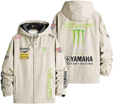 ★新品・未使用★YAMAHA(ヤマハ)バイクジャケット　ウィンドブレーカー付き Amazon | [YINENGA] ヤマハ バイクジャケット、防風ウェア、ウインド