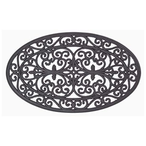 Paillasson Ovale en Caoutchouc HOMESCAPES Cover