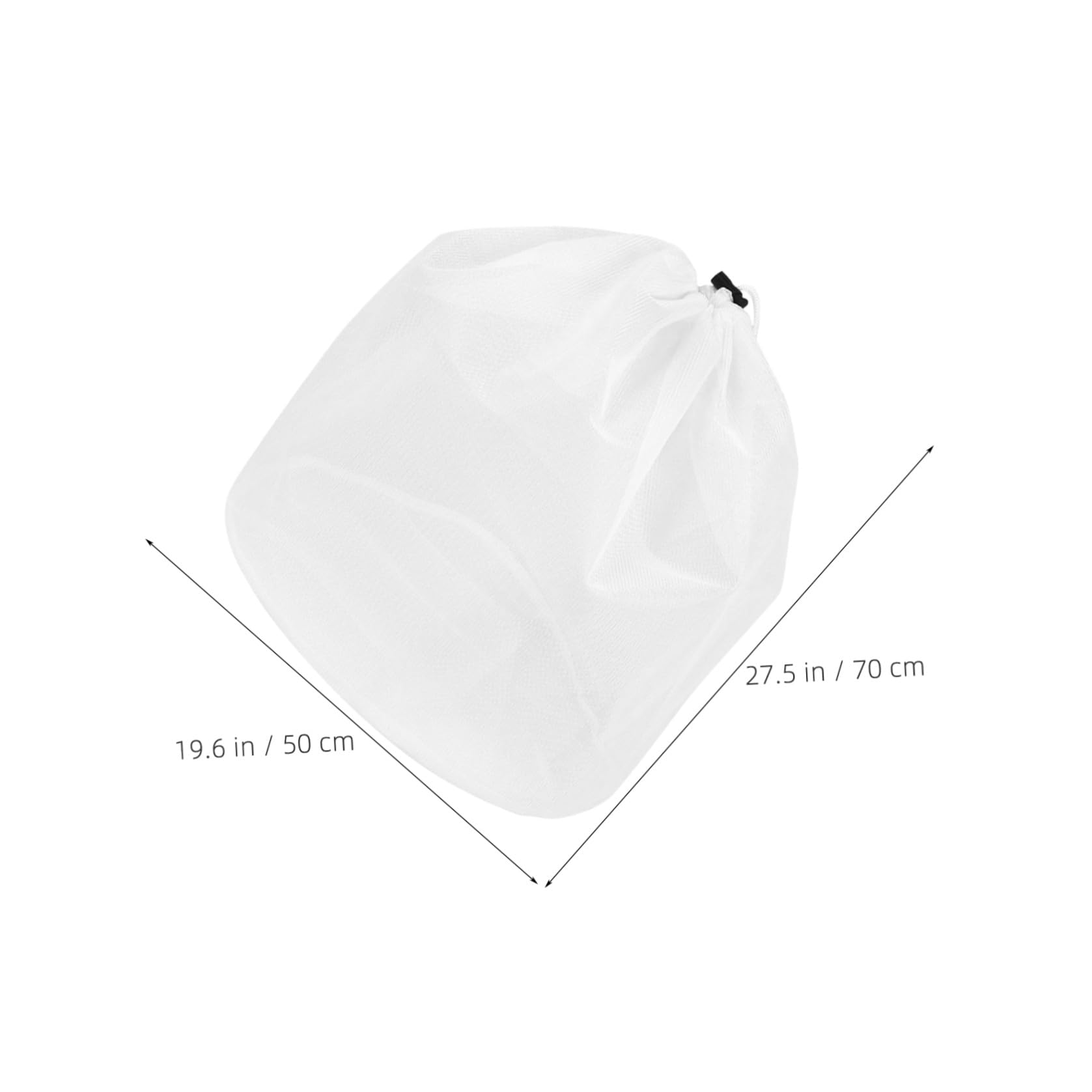 Toyvian 10 Stück Wäschesack aus Polyester mit Kordelzug Feinmaschiger Waschbeutel für Empfindliche Wäsche Schützt Form und Minimiert Reibung bei Maschinenwäsche und Reisen