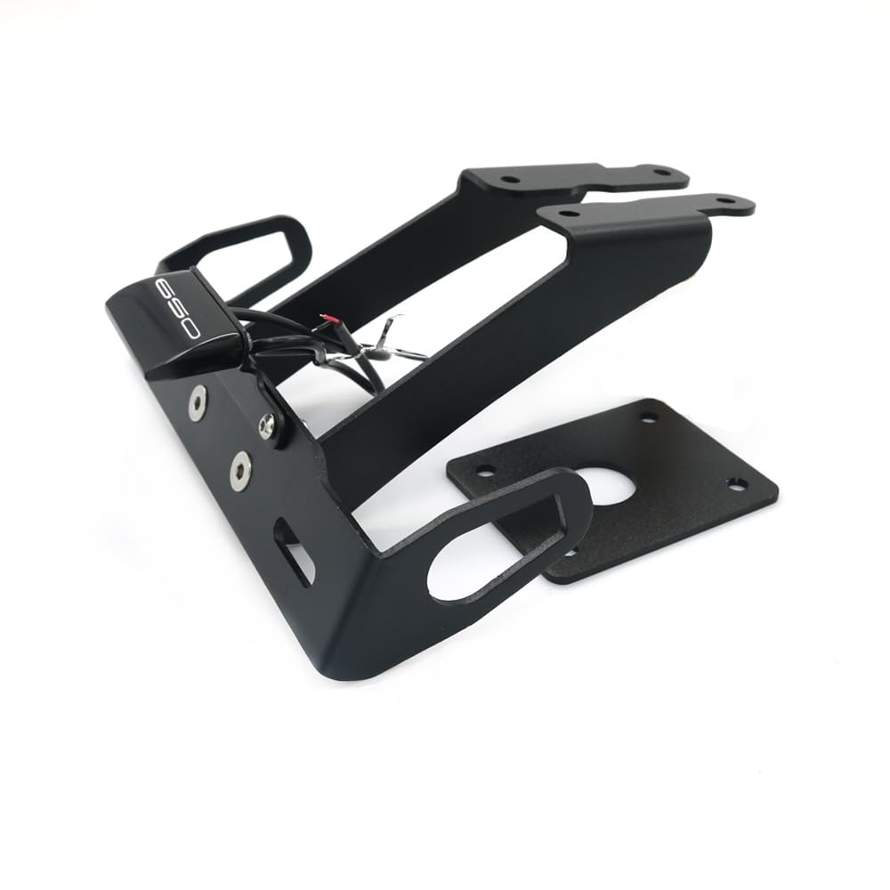 License Plate Holder Mount For KAWAS-AKI Z650 NINJA 650 2017-2023 Motorcycl Fender Registration Tail Tidy Eliminator Bracket LED Light