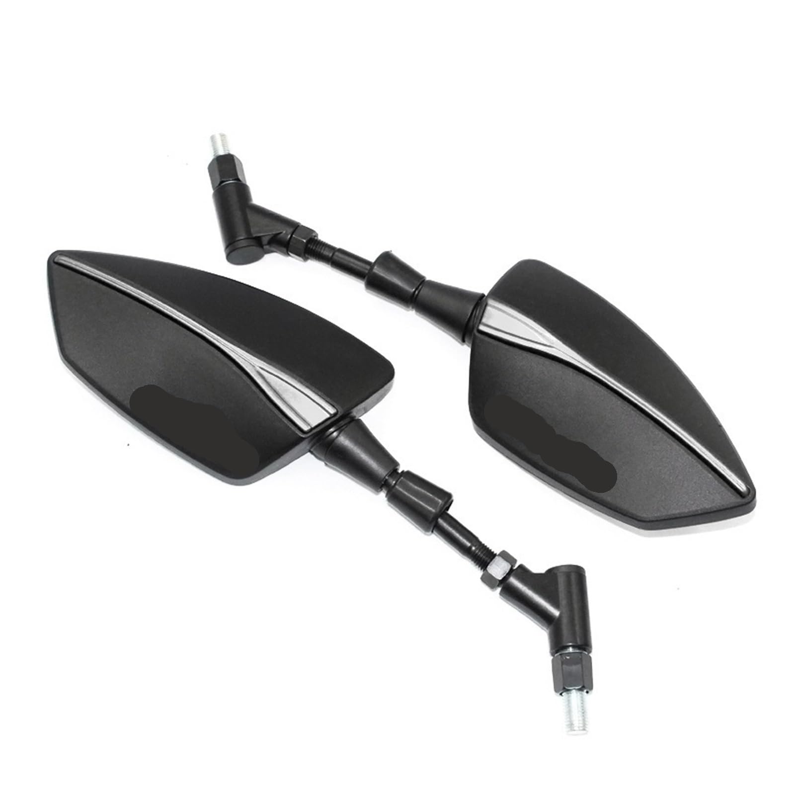 Lenkerendenspiegel Für Suzuki Für Burgman 400 650 125 200 Für AN125 Für AN250 Für AN400 Für AN650 Motorrad Rückspiegel Motorrad Spiegel(2)