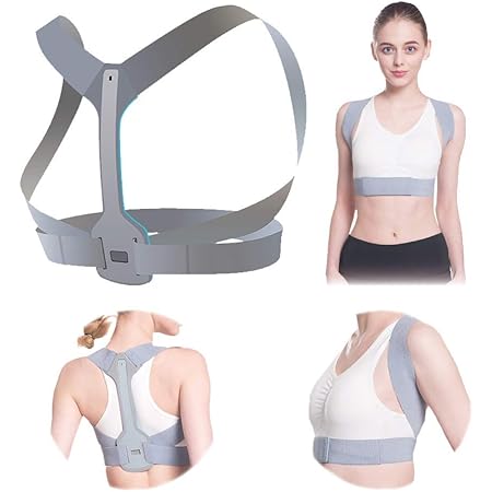 Amazon Maba 姿勢矯正ベルト 背筋補正 猫背矯正 サポーター 女性用 男性用 グレー 2 大人m Maba 背中用 Amazon Maba 姿勢矯正ベルト 背筋補正 猫背矯正 サポーター 女性用 男性用 グレー 2 大人m Maba 背中用