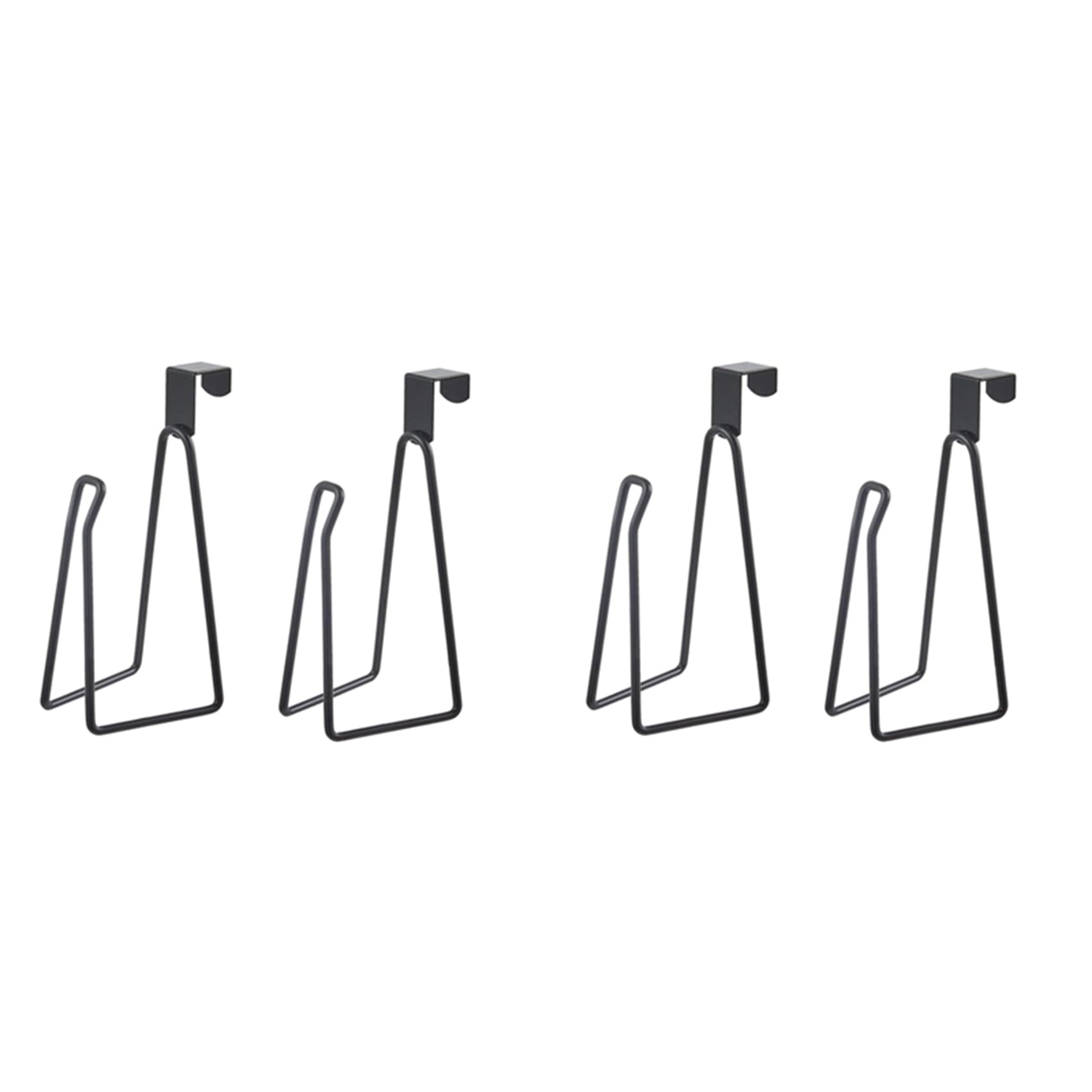 Hndhbfgrt 4 Pack over the Tank Toilet Paper Holder, Toilet Paper Roll Holder Stand, Metal Tissue Holder for Bathroom Organizers