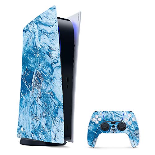 MightySkins Skin Compatible with PS5 / Playstation 5 Digital Edition Bundle - Winter Rock | Protective, Durable, and Unique Vinyl Decal wrap Cover | Easy to Apply and Change Style | Made in The USA