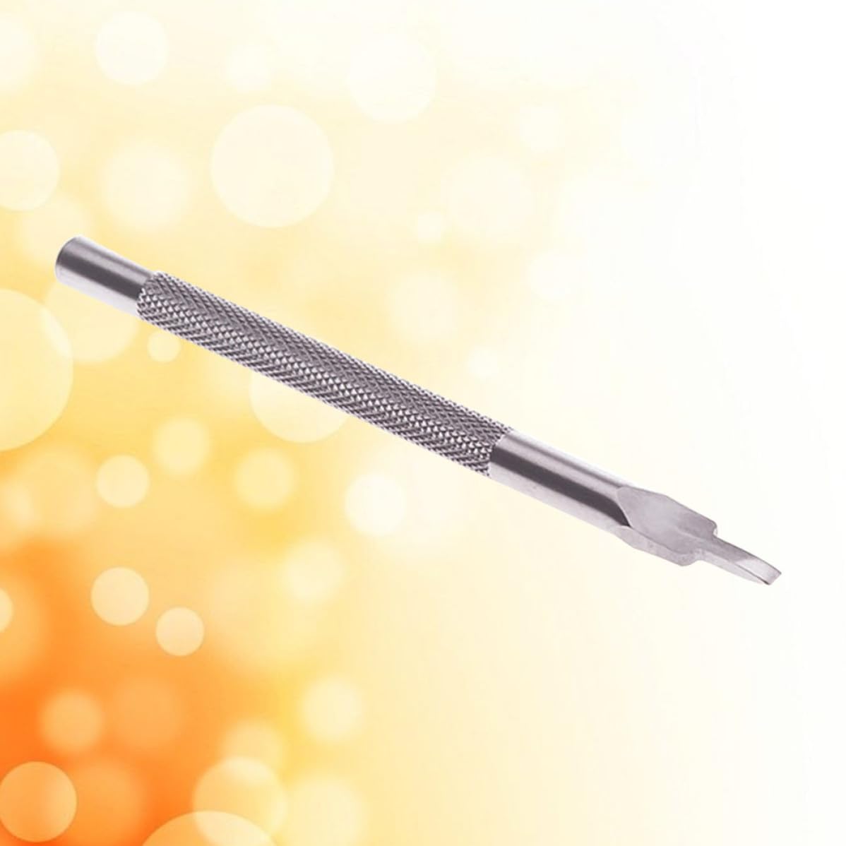 Steel Leather Punching Tool 1 Tooth Rhombus Puncher Silver