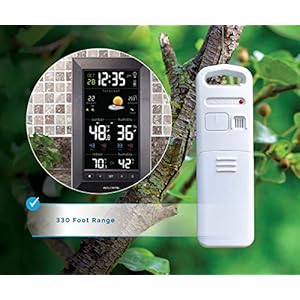 Acurite Digital Vertical Weather Forecaster with Indooroutdoor Temperature Humidity and Date and Time 01121m  Black  Cucciolini Doodles Acurite digital vertical weather forecaster with indooroutdoor temperature humidity and date and time 01121m  black   cucciolini doodles