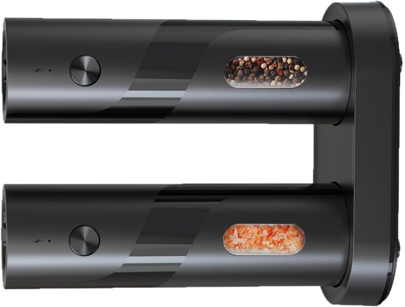 Adjustable Spices Grinder For Cooking Electric Seasoning Mill Transparency Chamber Kitchen Accessory Adjustable Coarseness Electric Grinder