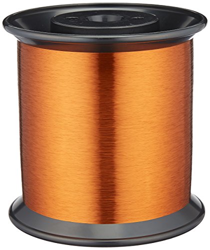 Magnet Wire, Heavy Build Enameled Copper Wire, 17 AWG, 5.0 lb, 789' Length, 0.0482