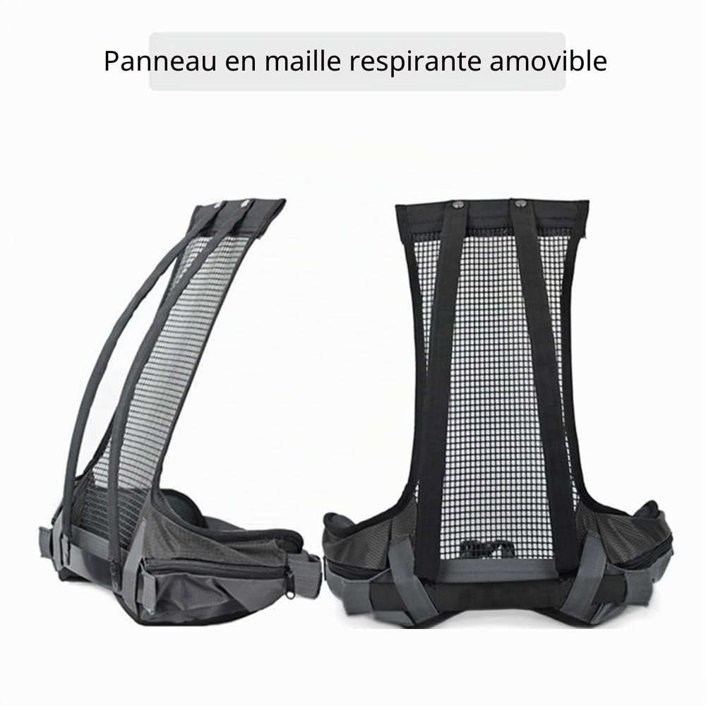 Aoking Sac à dos pour la randonnée/escalade,éléments standards :panneau en maille amovible,imperméable,sifflet SOS,housse de pluie,options :poche à eau 2 litres,sacs de couchage