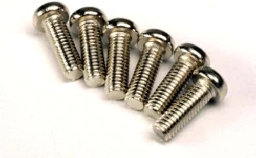 Traxxas 2562 tornillos de máquina de cabeza redonda de 0102 x 0315in 6 piezas paquete de 487