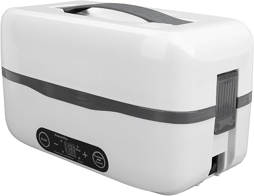 Pyhodi Boîte à Déjeuner électrique avec 2 Compartiments, Chauffe-aliments Portab