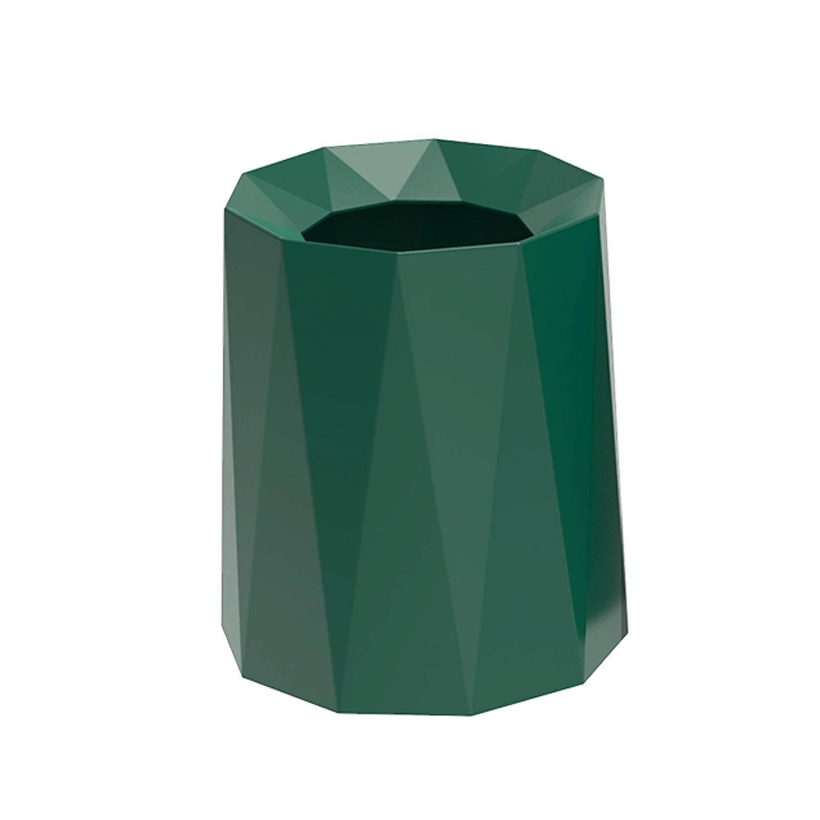 Poubelle de recyclage verte grand volume bac à ordures sans couvercle