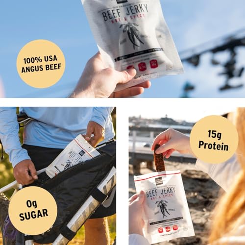 Peoples-Choice-Beef-Jerky-Old-Fashioned-Hot-Spicy-Healthy-Sugar-Free-Zero-Carb-Gluten-Free-Keto-Friendly-High-Protein-Meat-Snack-Dry-Texture-1-Pound-16-oz-1-Bag Peoples Choice Beef Jerky Old Fashioned Hot Spicy Healthy Sugar Free Zero Carb Gluten Free Keto Friendly High Protein Meat Snack Dry Texture 1 Pound 16 oz 1 Bag