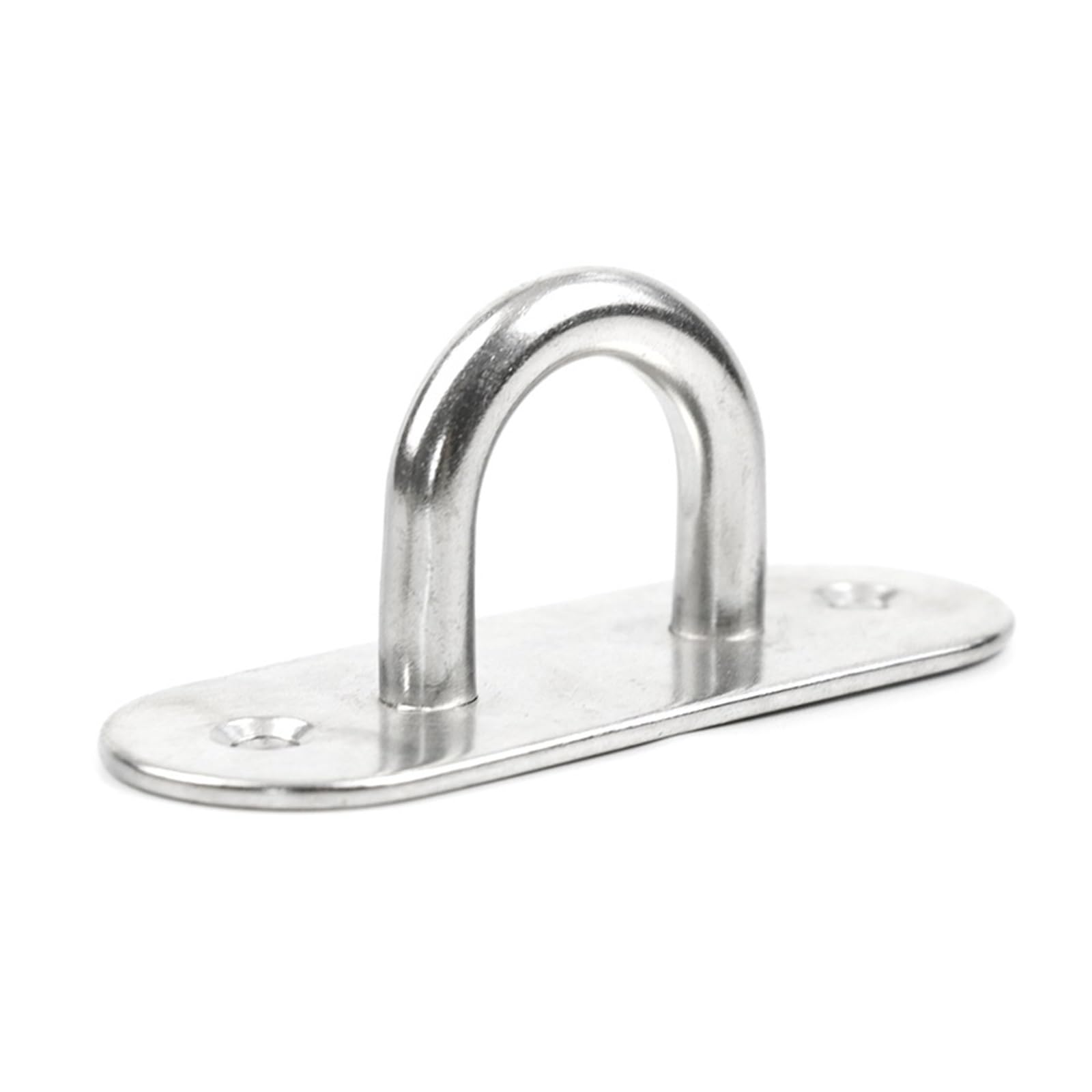 CNfhFRY Eye Hooks， 1pcs Staple Lock up Wall Hook Fixed Pad Eye Plate Deck Door Buckle U-Shaped Ceiling Mount Hanger