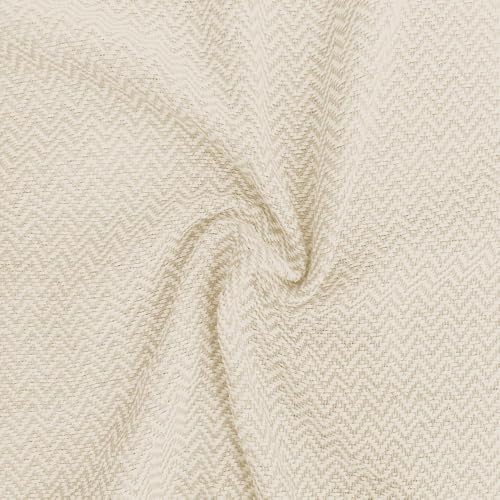 Exma Colcha de Cama Multiusos Plaid Foulard Cubresofá Sillones | Protege tú sofá | Máxima suavidad Tejido Resistente | Manta jarapa Grande Verano Entretiempo 230x260cm Zigzag Crudo 3123008