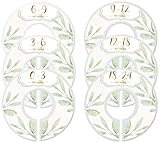 Mumsy Goose Baby Girl Clothes Dividers Nursery Closet Dividers Closet Organizers Botanical