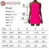MCEDAR Exercise Tennis Dress for Women Athletic Golf Dress Built-in Bra with Shorts Pockets Workout Active Sportswear Pink/0