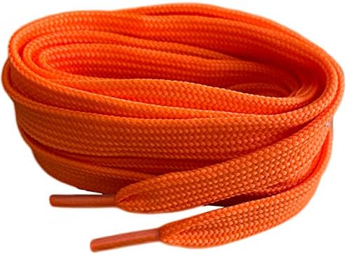 Smart Laces 120cm/47 Long Coloured Flat Trainer Shoe laces ideal replacement laces for adults or kids Trainers sneakers athletic shoes Sports Football Rugby boots Shoe Laces Shoelaces