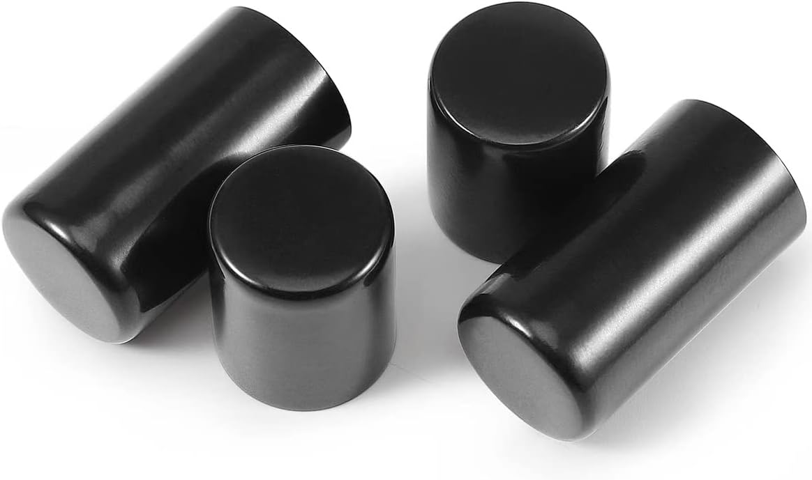 Eumti Removable Docking Hardware 4 Piece Cover Kit Magnetic Cover Kit Vivid Black Fit Harley Davidson Touring Electra Glide Street Glide Road Glide Road King 2009-2023