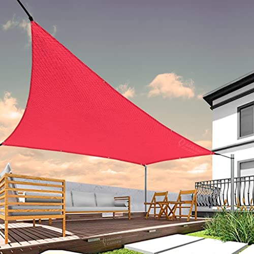 Tela Sombreamento Toldo Sombrite Garagem 90% 3x3 acabamento (Vermelho)