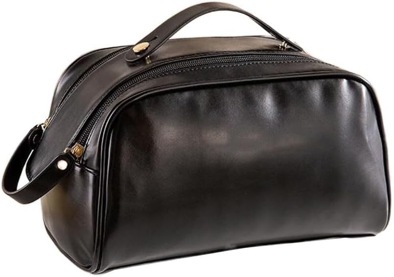 メイクアップバッグ 女性の大容量 ポータブル トラベル ダブルハンドル 化粧品ウォッシュとガーニッシュ収納バッグ