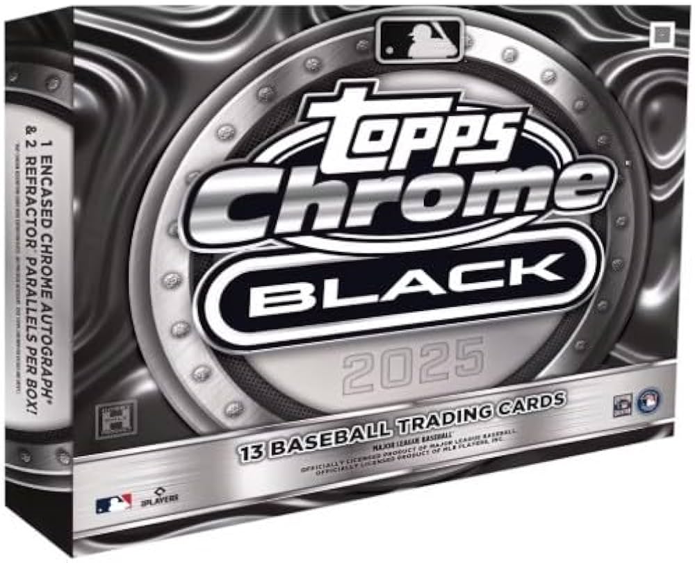 Amazon | TOPPS MLB 2025 CHROME BLACK BASEBALL HOBBY | Topps