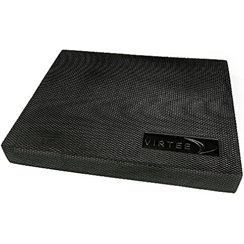 Virtee Balance Pad, Foam Pad, Non-Slip Yoga Cushion Knee Pad Yoga boards for Physical Therapy, Stability Exercise, Rehabilitation, 15. 5 x 12. 8 x 2 inch Cover