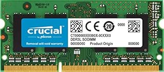 Crucial CT8G3S186DM 8 GB (DDR3/DDR3L, 1866 MT/s, PC3-14900, SODIMM, 204-Pin) Memory for Mac, Green