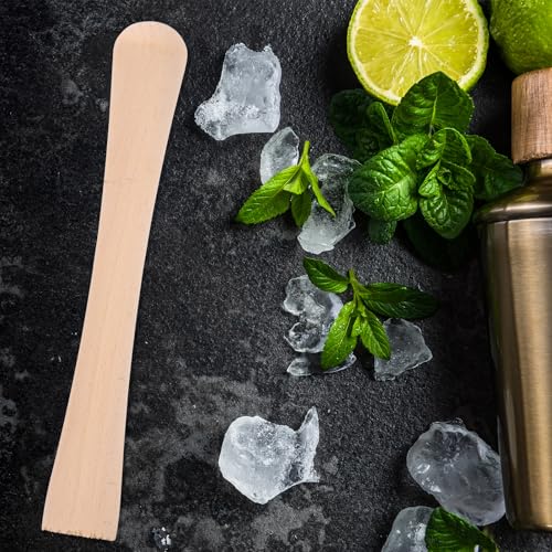 Wooden Muddlers for Cocktail Fruit Crusher Ice Crusher for Bar Party and Home, 4 Pack - Thumbnail 6