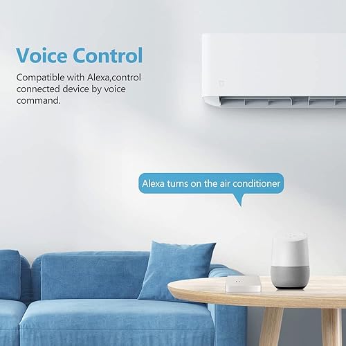 Miniatura 3 de eMylo Zigbee Hub, 3 en 1 Zigbee 3.0 y Bluetooth5.0 Gateway, los dispositivos inteligentes Tuya funcionan con Smart Life y la aplicación Tuya,