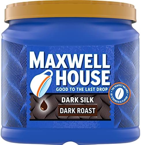 Maxwell House Dark Silk Ground Coffee (24.5 oz Canister)