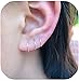 3 Pairs Handmade 925 Sterling Silver Nose Ring Hoop Small Hoop Earrings set for Cartilage Tragus Helix Multiple Piercing Jewelry 6mm 7mm 8mm