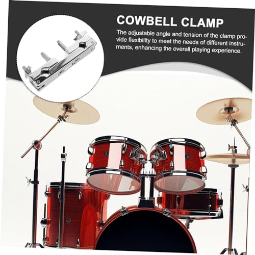 Drum Cymbal Clamp Mounting Bracket Lightweight Percussion Extension Stand for Drummers and Musicians and Support for Cymbals and Cowbells miniatura 3