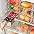 Clemate 6Pack Pantry Organizers and Storage,Clear Stackable Kitchen Storage Organizer,Foods Organizer Bins with Handles, Easily Assemble for Bathroom, Kitchen, Refrigerator, Pantry, Cabinet, Closet