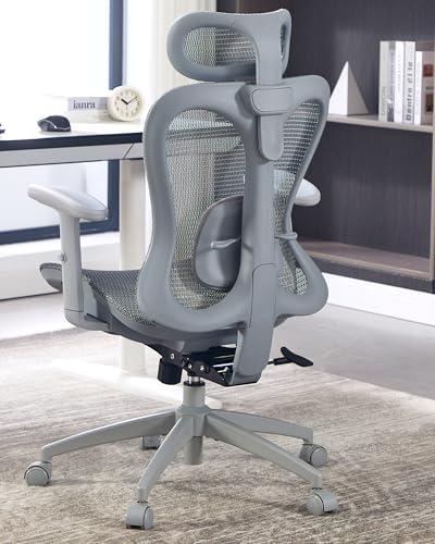 Ergonomic Office Desk Chair, Comfortable Computer Gaming Chair, Breathable Mesh Back & Seat, Adjustable Armrest & Headre - Additional View