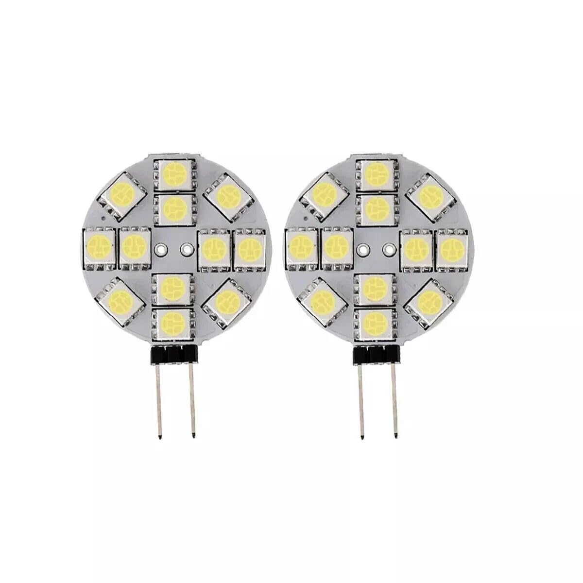 Lampe LED G4 6500K 12V 3W 5050 12 ampoules LED SMD (12V-3W 20 pièces/Blanc 6500K)