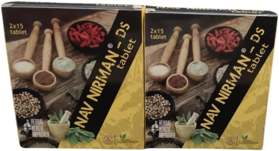 AROGYA's Nav Nirman DS Tablet Health Supplement for Men and Women 60 Tablets Pack of 2