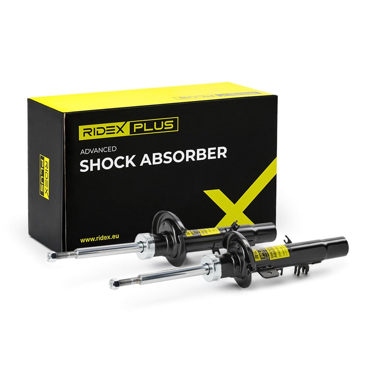 RIDEX PLUS 854S0805P 2x Amortiguador Delantero Izquierda Delantero Derecha Delantero Compatible con CITROËN C3 I Hatchback FC, FN