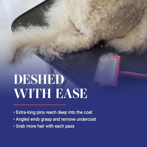 image for Chris Christensen Big G Dog Slicker Brush for Dogs (Goldendoodles, Lab
