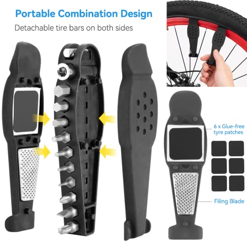 Attrezzi Bici, Kit Bicicletta Riparazione,15 in 1