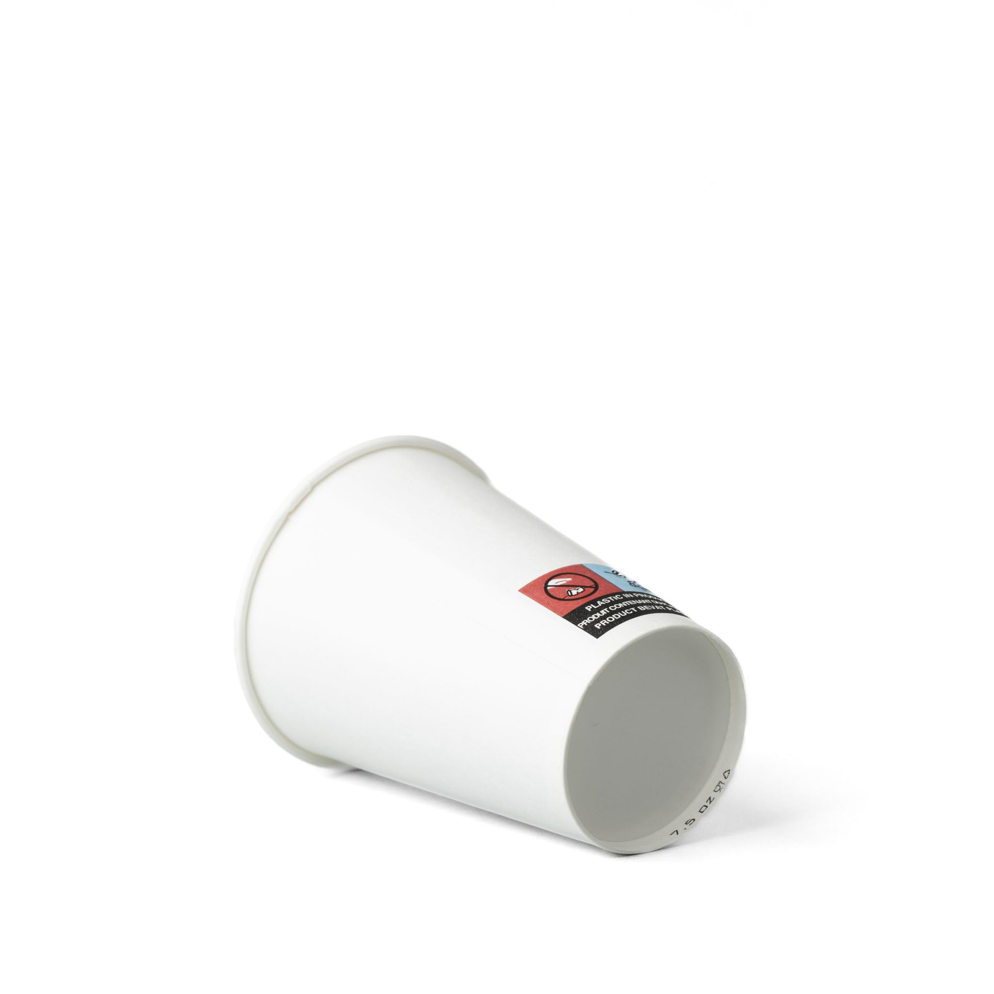 3000 Gobelets en carton Blanc 7 oz / 20 cl / 200 ml