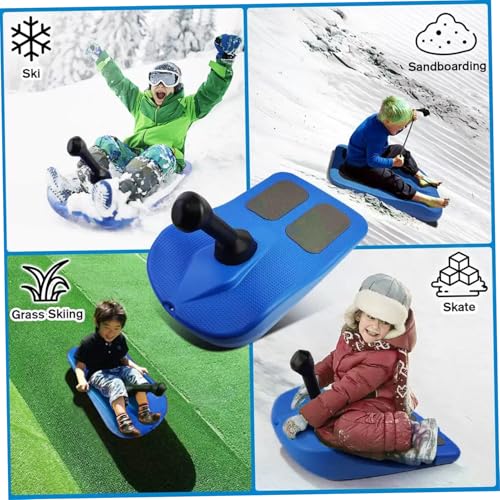 Traîneau bébé avec sangle rétractable pour balade hivernale - 5