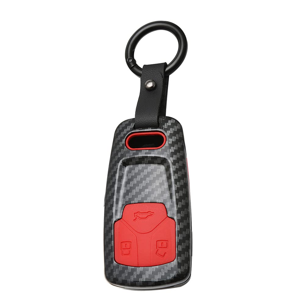 KUNIO Car Key Covers Fit For Audi A4 B9 A4L A5 A6L A6 S4 S5 S7 8W Q7 4M