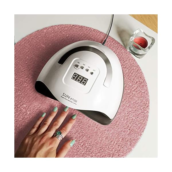 FINGART-UV-Led-Nail-Lamp-150w-57pcs-Dual-Light-Beads-Nail-Dryer-4-Timer-Setting-Gel-Nail-Polish-Lights-Curing-Gel-Nail-Lamp FINGART UV Led Nail Lamp 150w, 57pcs Dual Light Beads Nail Dryer 4 Timer Setting Gel Nail Polish Lights Curing Gel Nail Lamp