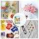 10 Blatt Schrumpffolie zum Bemalen, A4 Schrumpffolien Set,Schrumpffolie Set Schlüsselanhänger Schrumpffolienplatten für DIY Basteln Schmuck Anhänger, Shrink Plastic Shrinking Paper,mit 1 Acrylplatte
