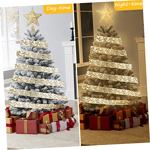 Guirnalda de luces de estrella para la copa del árbol de Navidad 8