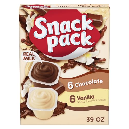 15% coupon - Snack Pack Chocolate and Vanilla Pudding, 12 Cups
