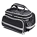Price comparison product image Mekarsoo CB2 Waterproof Multi Function Excursion Cycling Bicycle Bike Rear Seat Trunk Bag Carrying Luggage Package Rack Panniers with Rainproof Cover(Black)