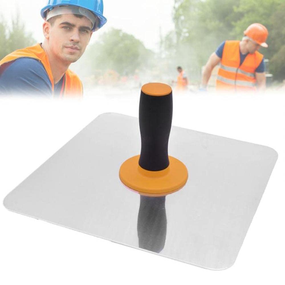 Construcción de acabado de aluminio caliente artesano paleta tablero de mortero herramienta de enlucido tablero gris tablero de barro-Silver_2pcs